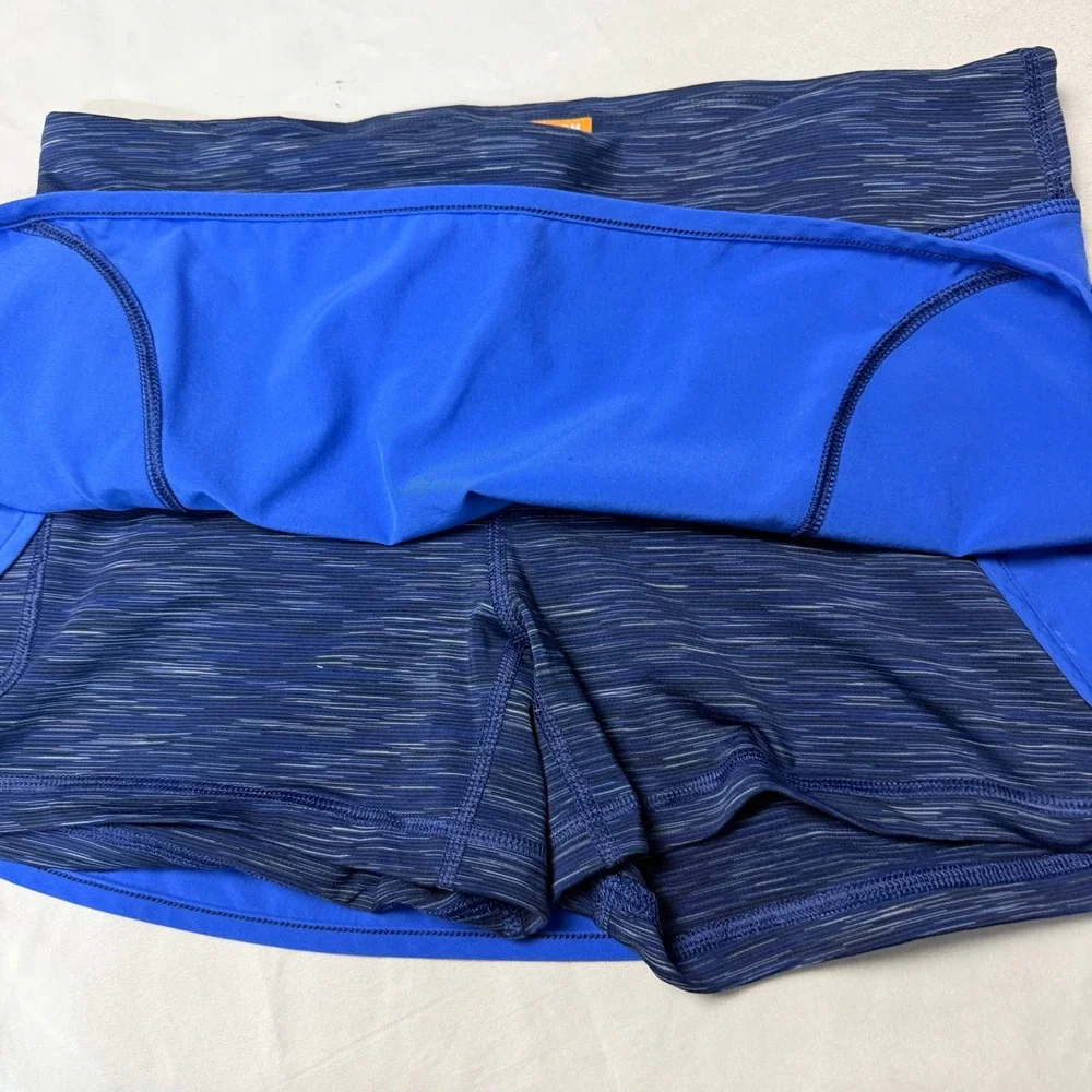 Lucy Tech Blue Athletic Skort Skirt Shorts Tennis Golf Workout Womens S‎ P 3.5